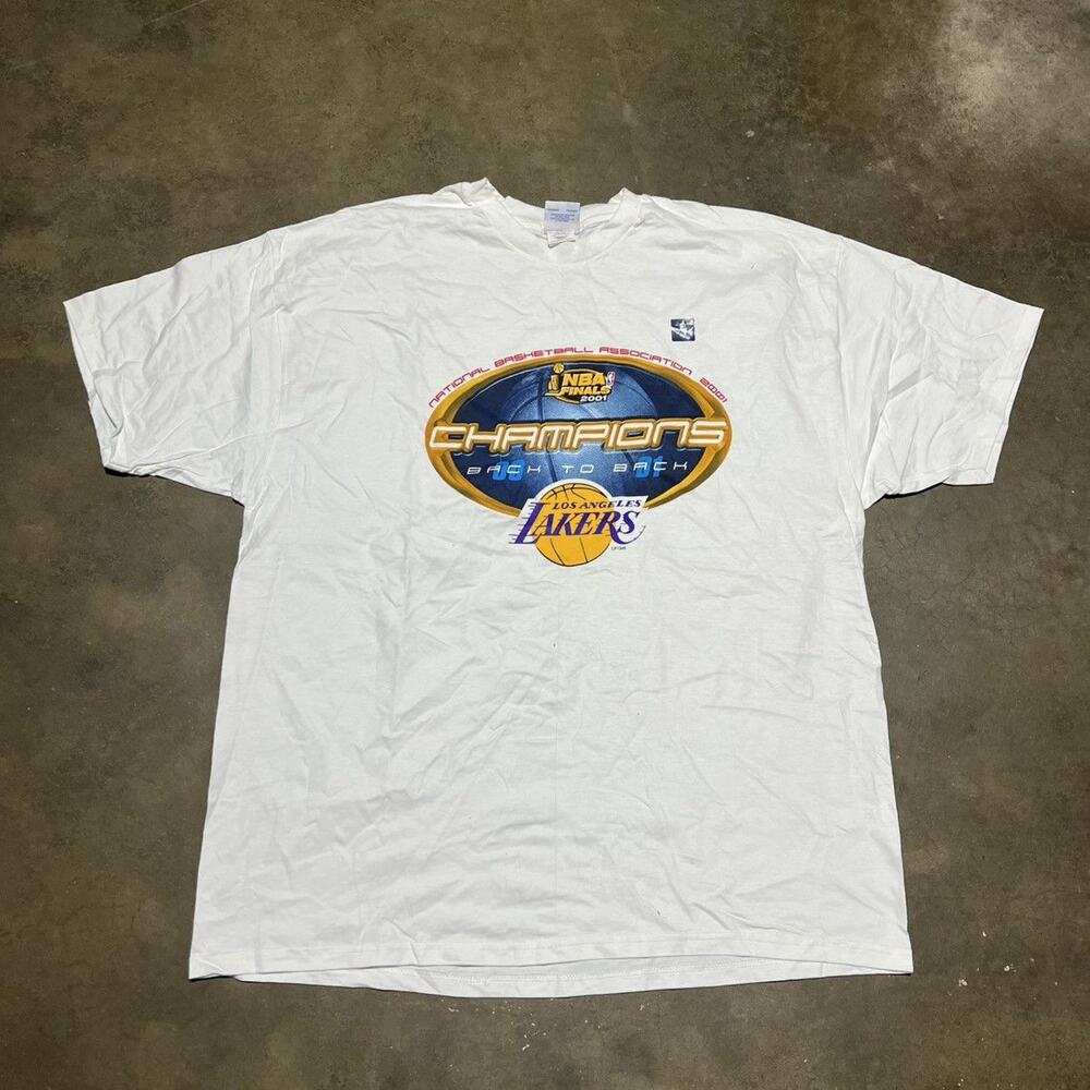 NOS Vintage 2001 Los Angeles Lakers NBA Champions Shirt